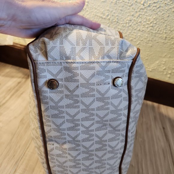 Euc Michael Kors Classic Leather Tote Bag Purse - Picture 6 of 13